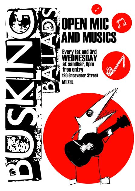Busking Ballads Open Mic